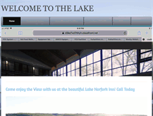 Tablet Screenshot of lakenorforkresort.com